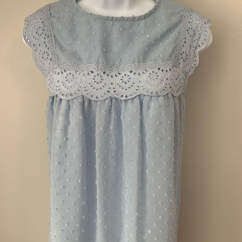 Pretty Powder Blue Top - Picture 14 of 16